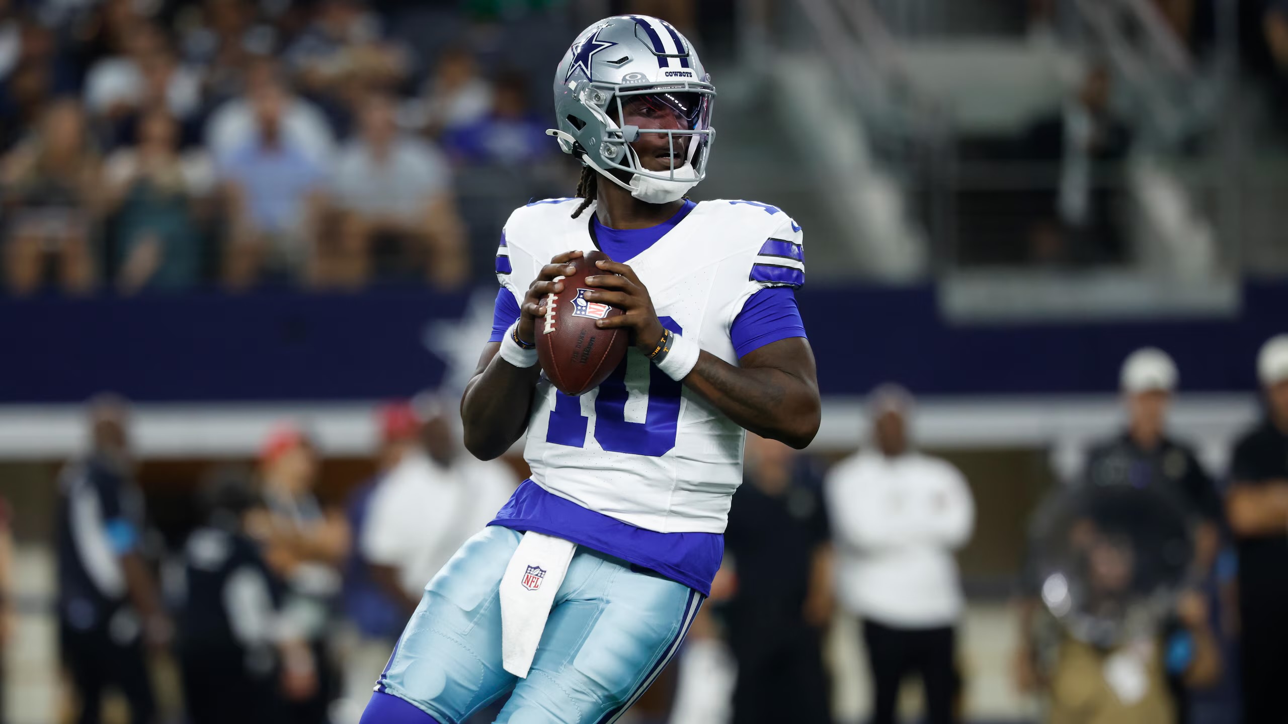 Joe Milton III threw for 378 yards and three touchdowns without an interception in the Cowboys' 2026 preseason.