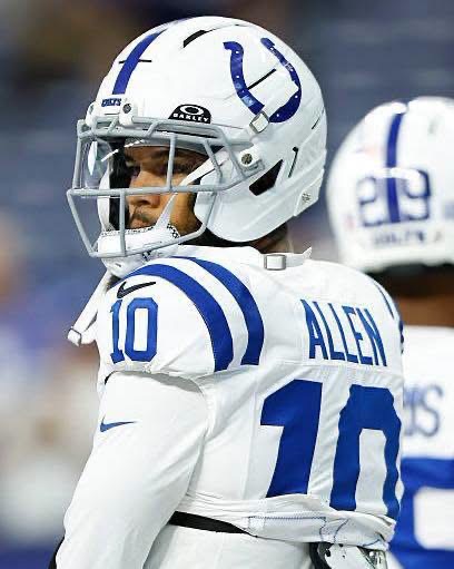Allen signed with Indianapolis on Aug. 19 and played his first snaps for the club on Saturday.