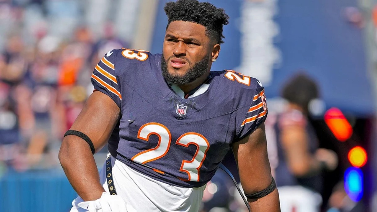 Roschon Johnson carried the ball twice for 17 yards across seven games last season before a thumb injury sent him to injured reserve in November.
